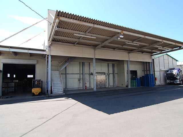 一部の倉庫の外観